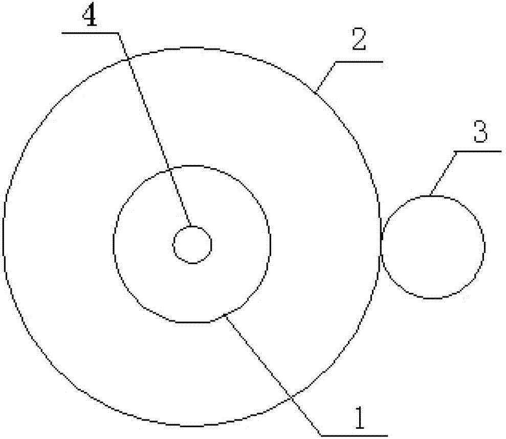 Method for determining appropriate intercropping distance between crops and fruit trees of fruit tree and crop composite system