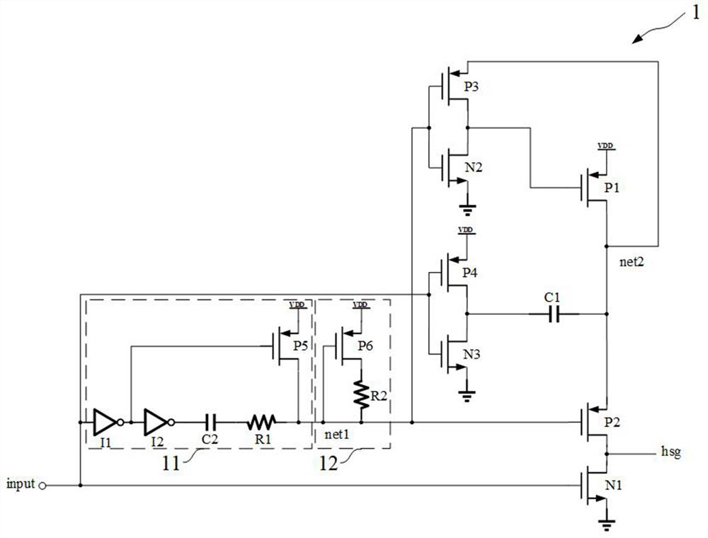 Switch driving circuit of dcdc converter