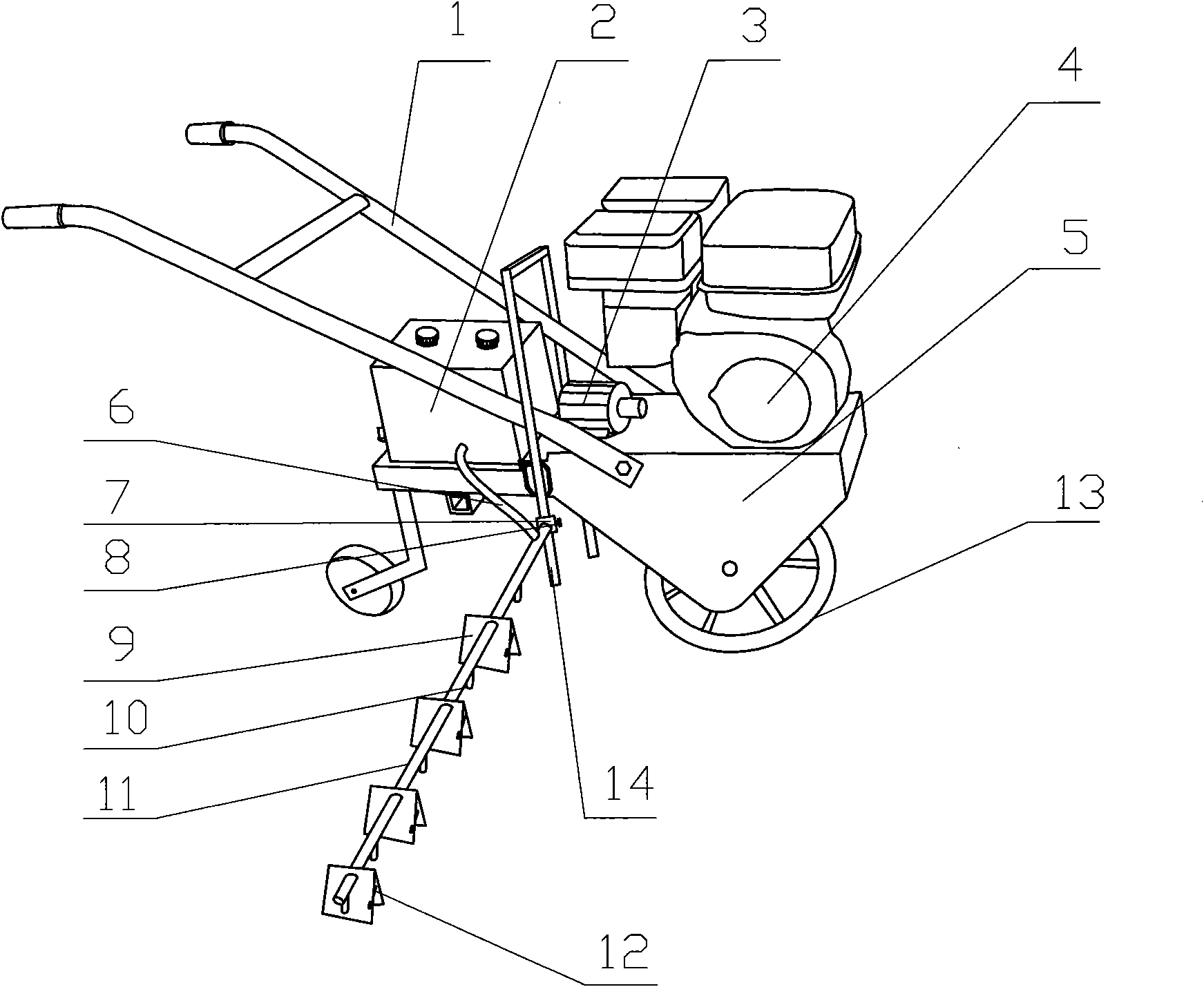 Farmland spraying machine