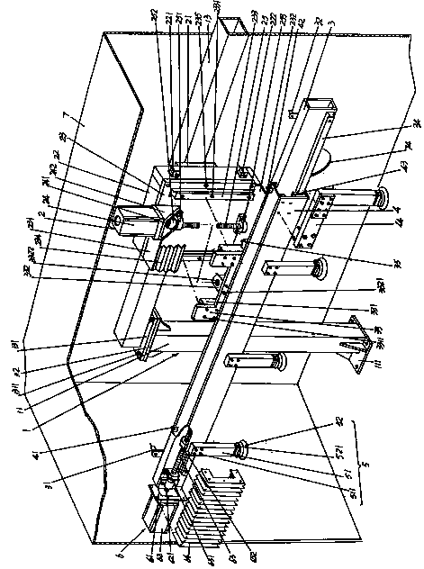 Manipulator structure for automatic polishing production line