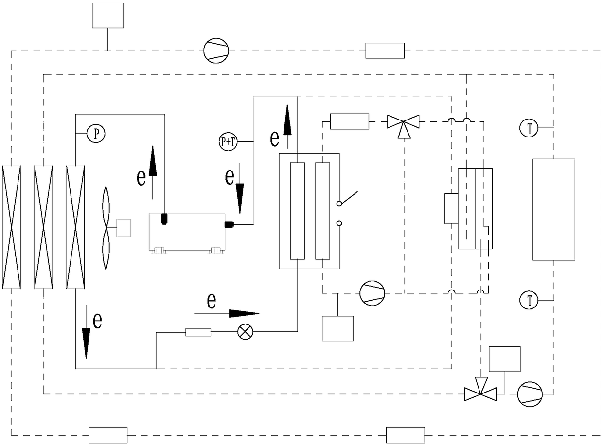 Efficient thermal management system for new energy vehicle