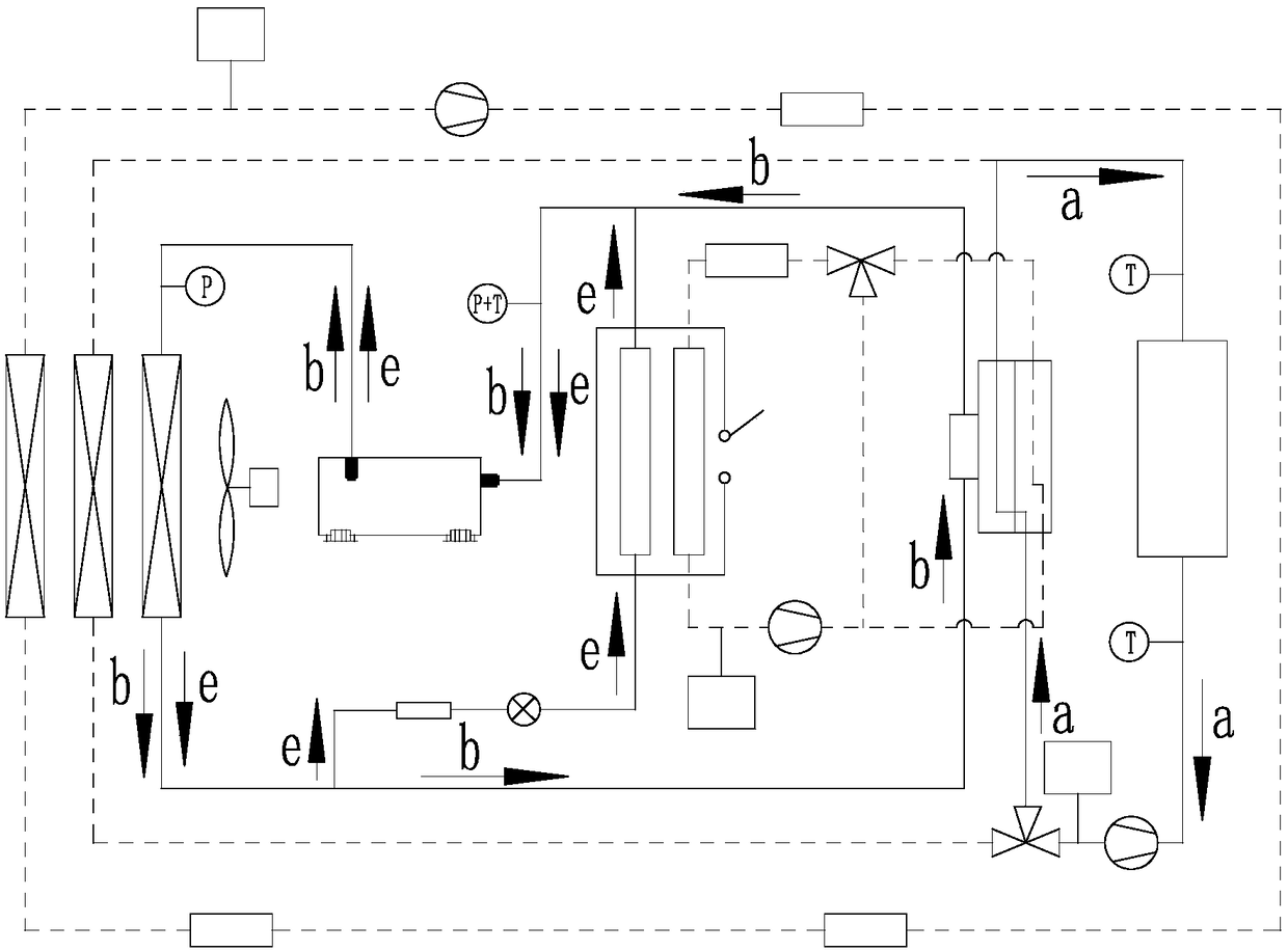 Efficient thermal management system for new energy vehicle