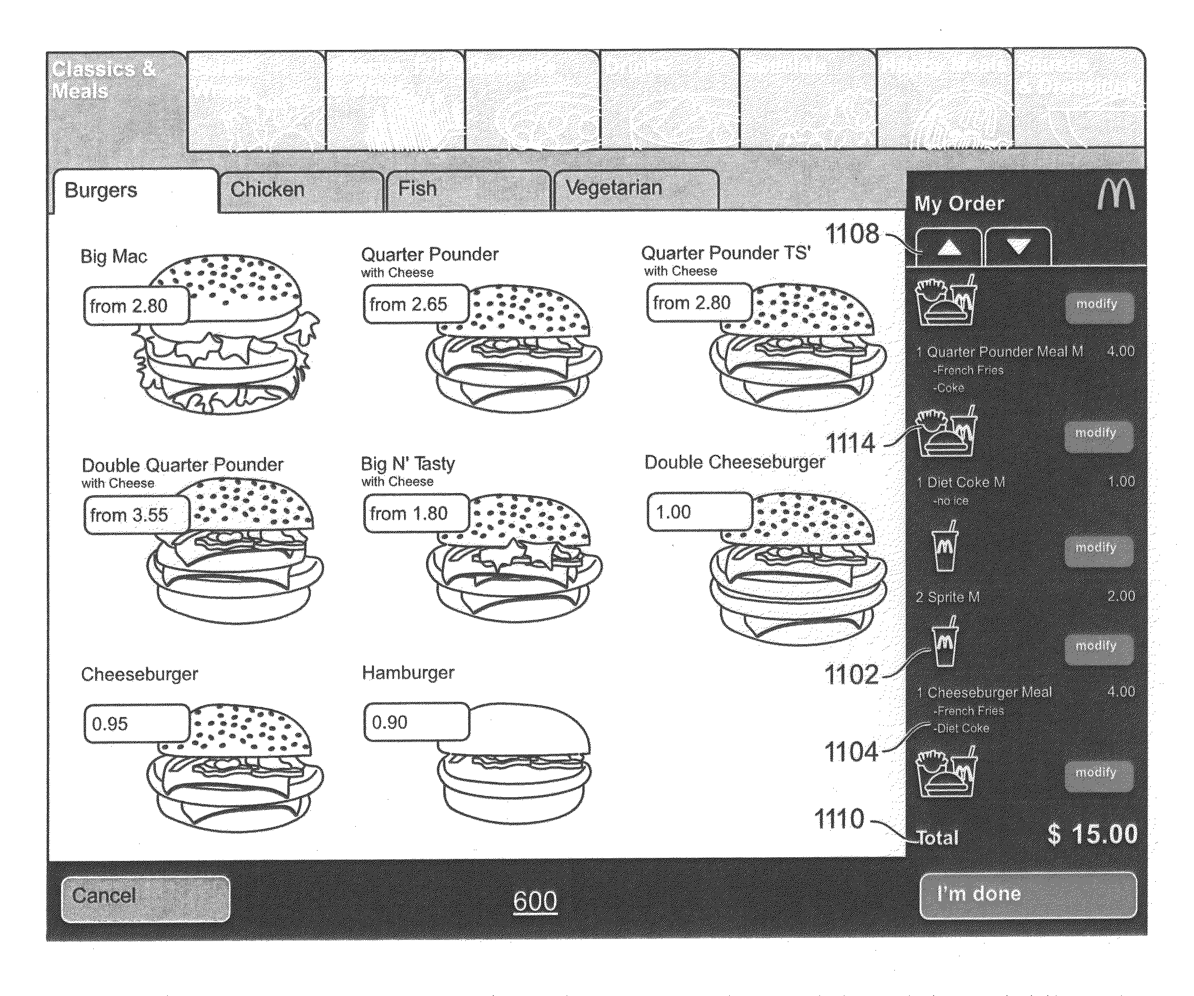 System and method for enhanced customer kiosk ordering