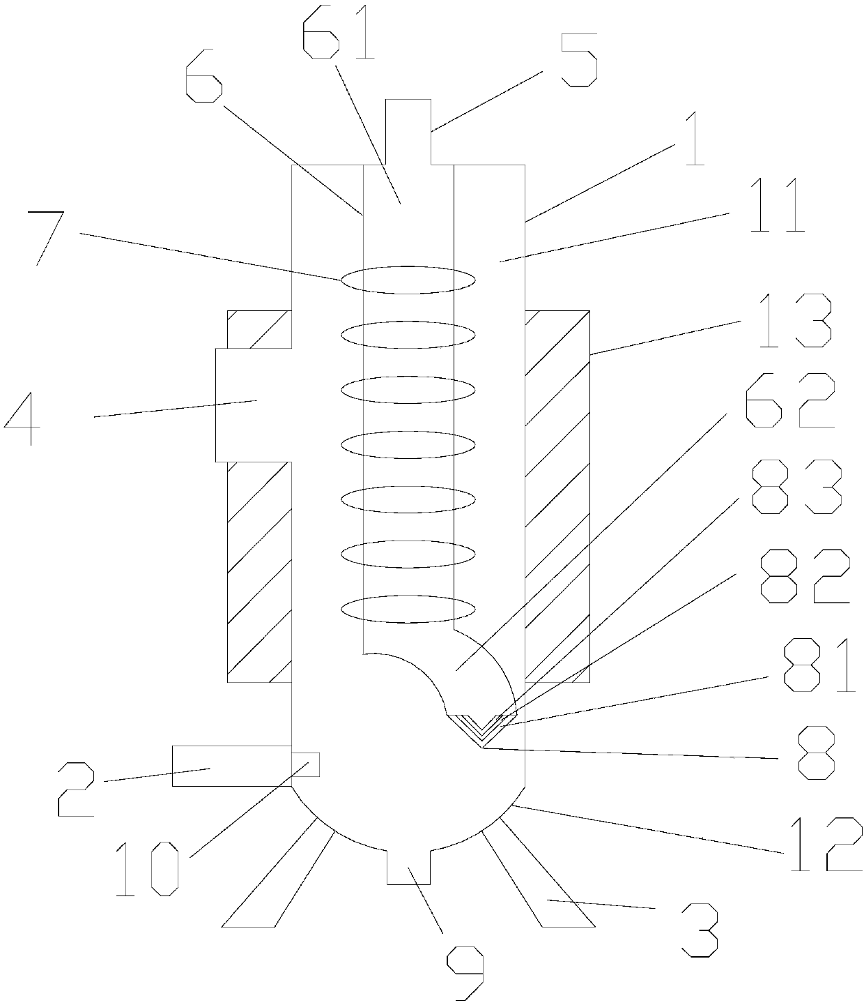 Spiral type oil separator