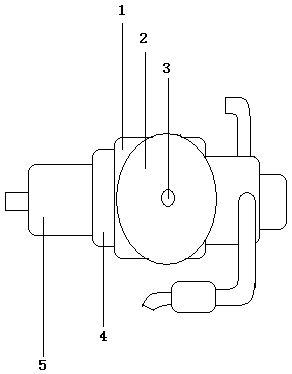 Power turning output device for internal combustion engine