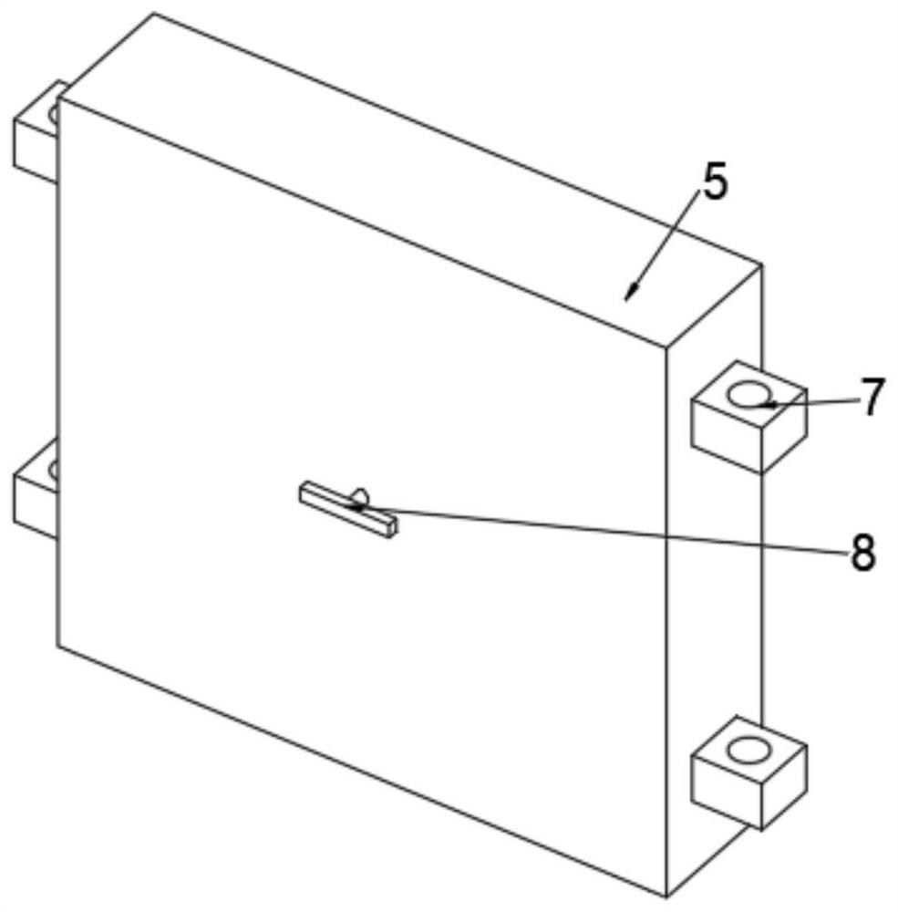 Industrial furnace door sealing device simple in operability