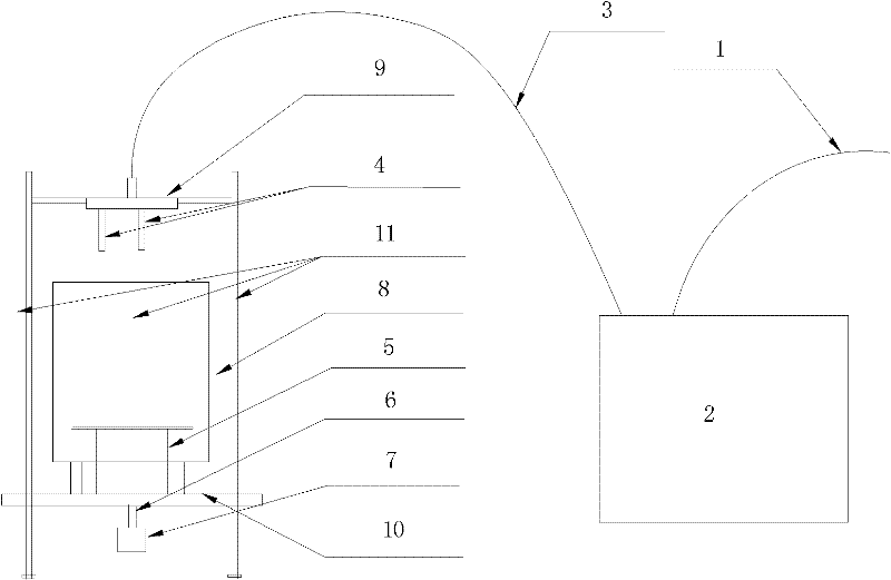 Test device for scour resistance of base course