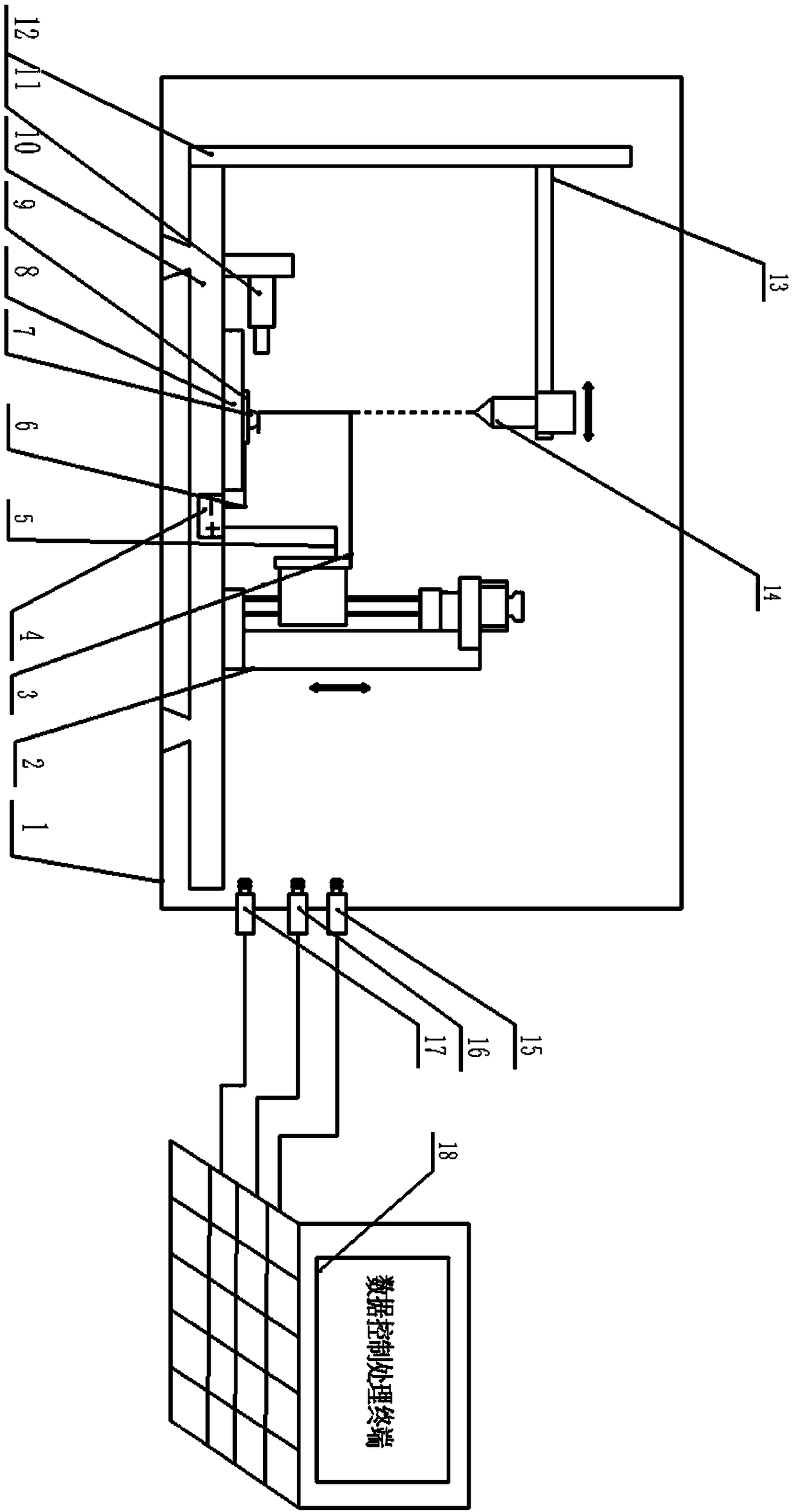 Measurement device and method for measuring bonding force between solid and liquid interfaces under electric field