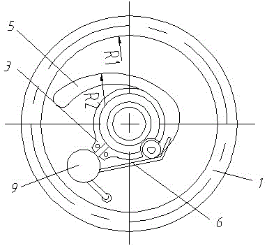 Motor tricycle engine decompression starting mechanism