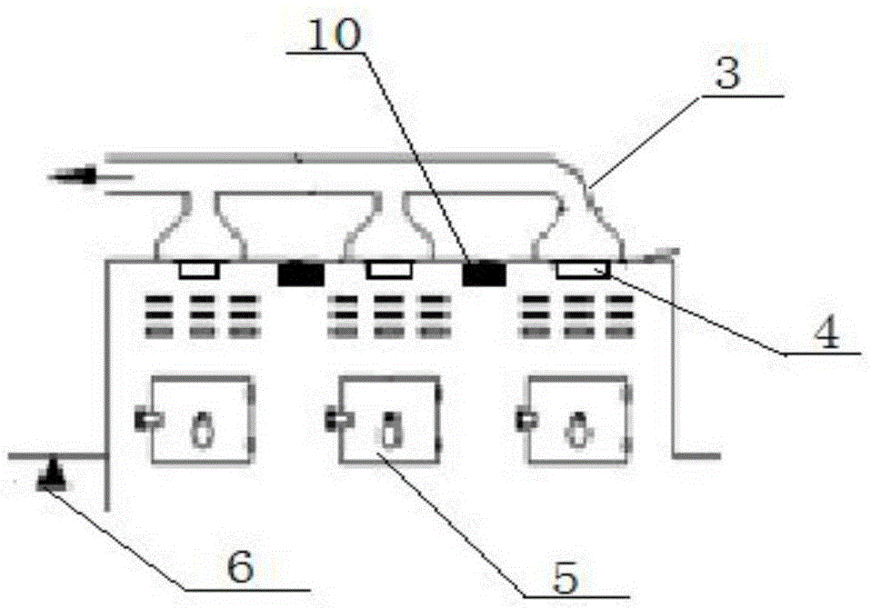 A microwave treatment device for potassium-bearing shale intermediates