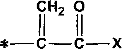 Polymer capable of performing addition reaction with thiol and having stable bonding hydrolysis