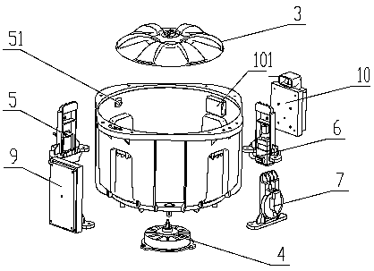 Full-automatic mini washing machine