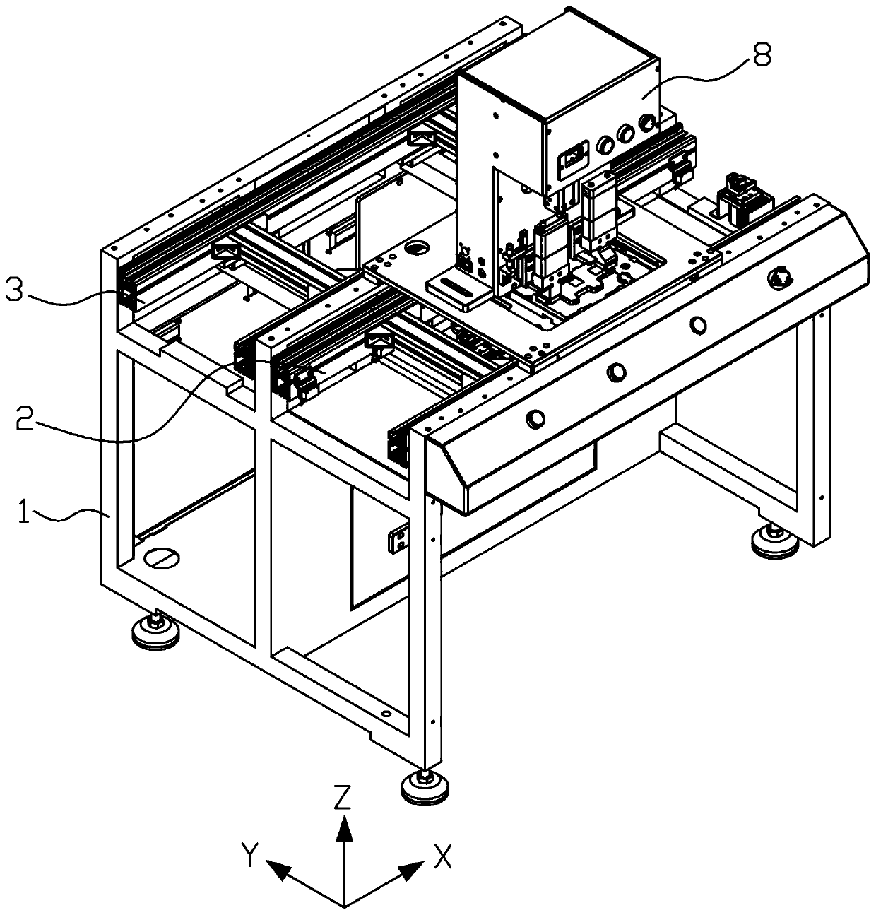 Automatic line pressure maintaining mechanism