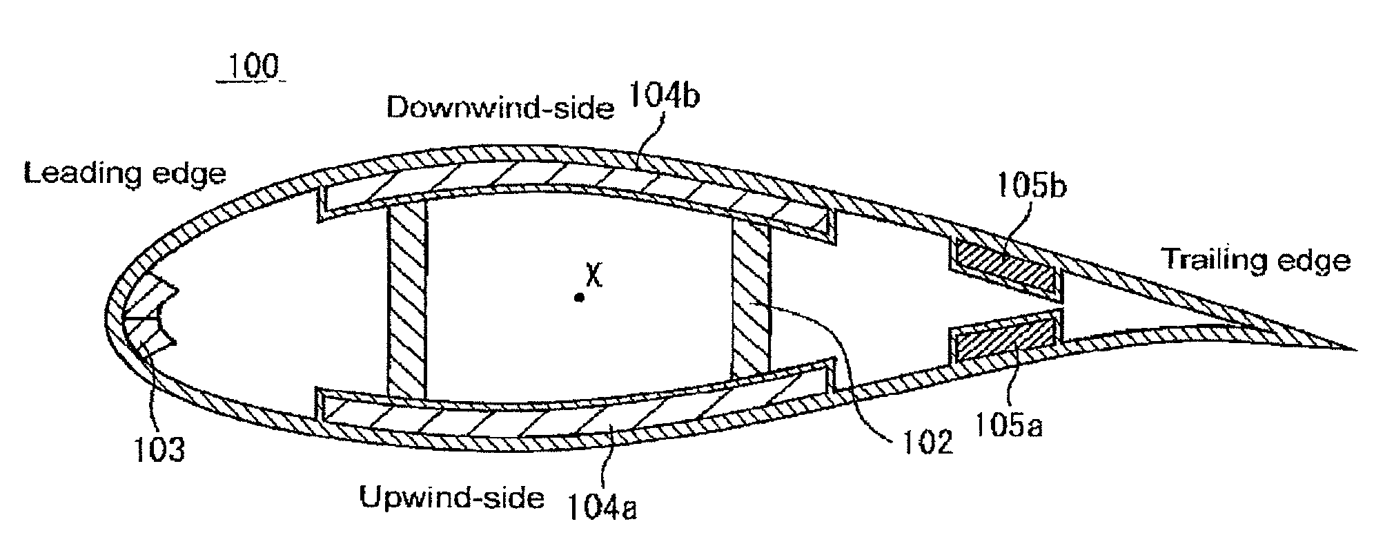 Wind turbine blade and wind turbine generator using the same