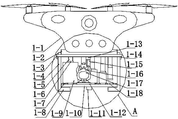 Unmanned Aerial Vehicle Delivery Airborne Robot Handover Cargo Express Device and Implementation Method