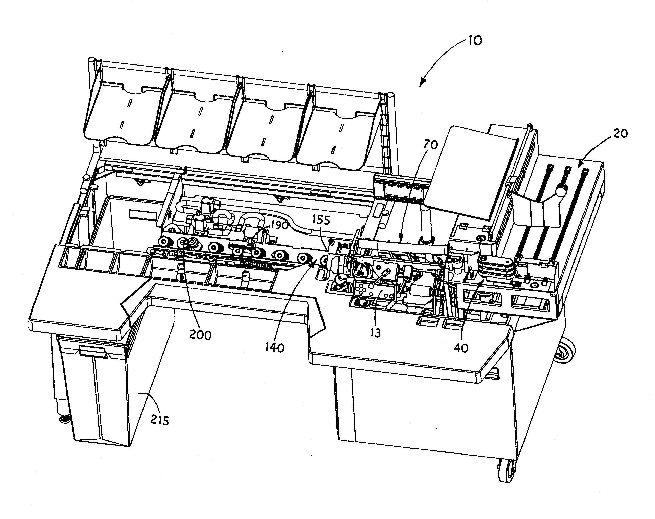 Method and Apparatus for Processing Envelopes Containing Contents