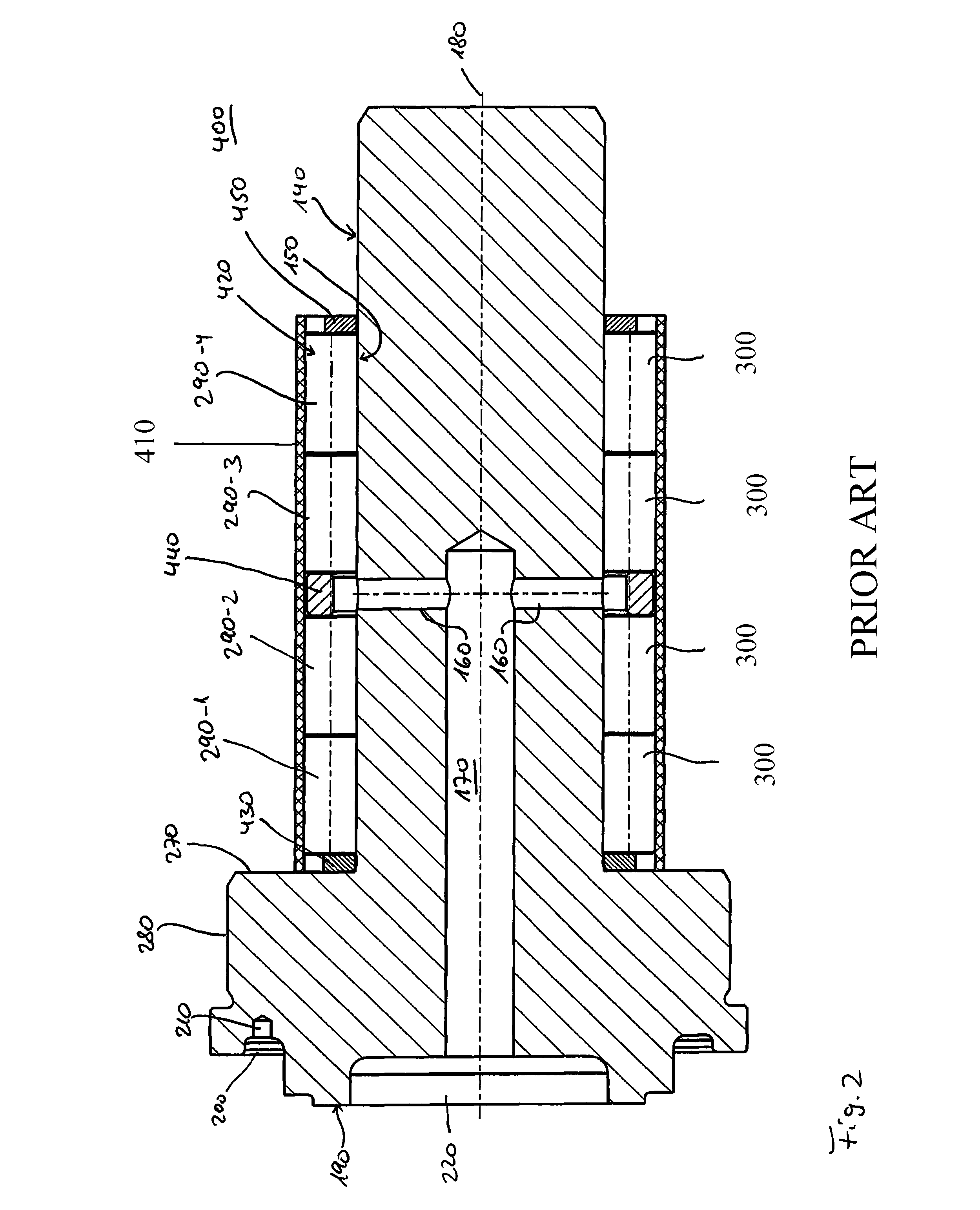 Pin for guiding a gear wheel, and planetary transmission containing the same