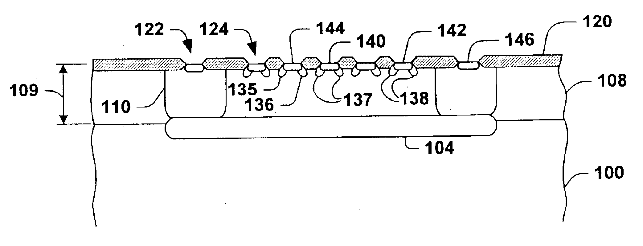 JFET structure for integrated circuit and fabrication method