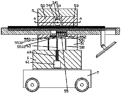 Adjustable road slope tamping device