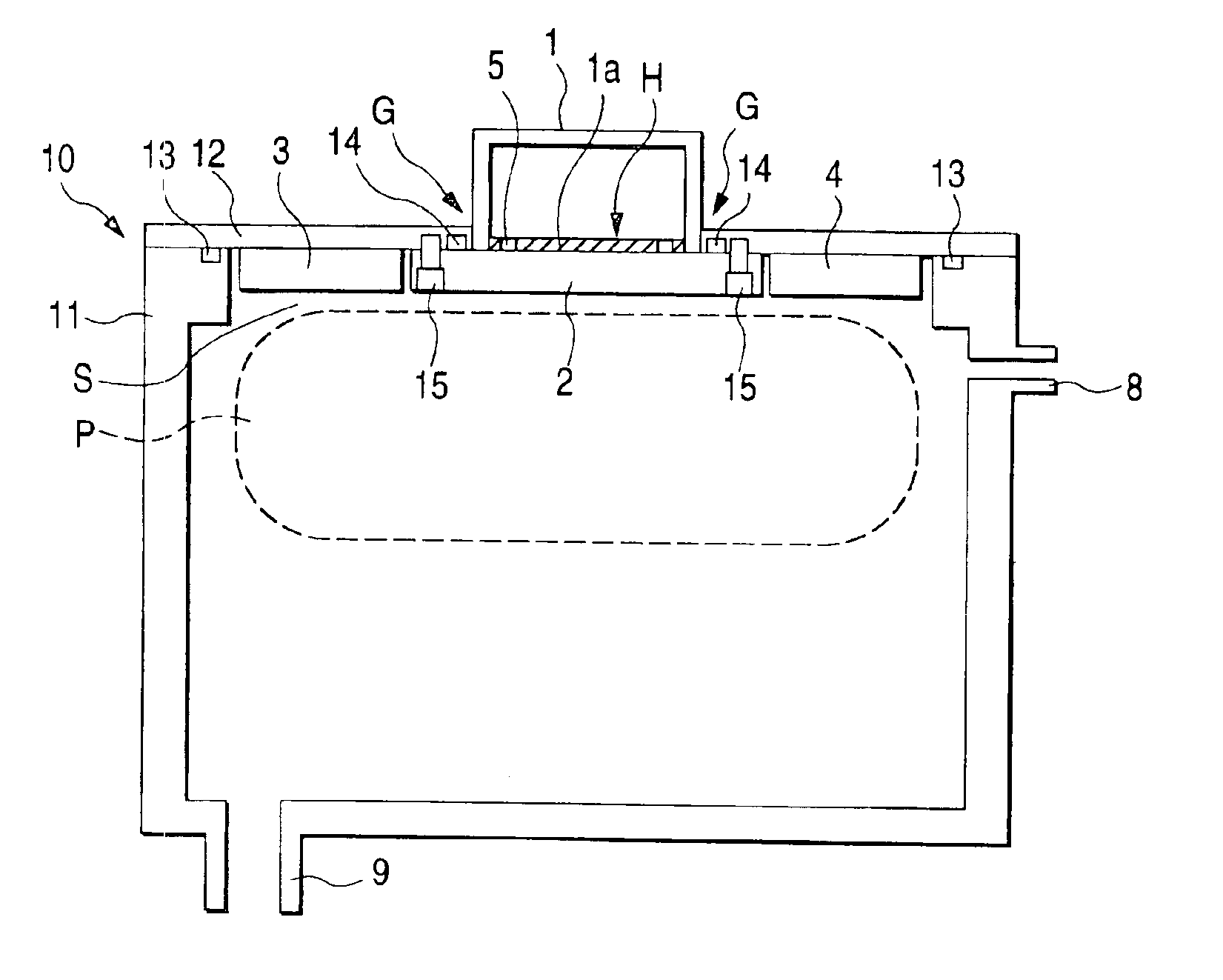 Plasma processing apparatus utilizing a surface wave plasma