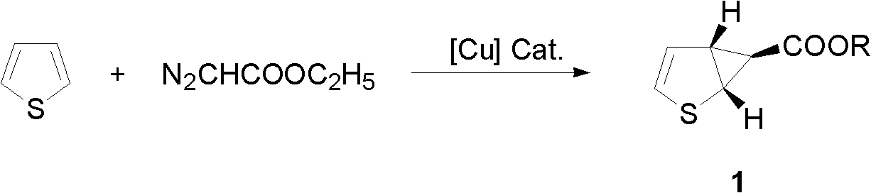 Method for synthesizing 2-thiabicyclo[3.1.0]-3-hexenyl-6-formate