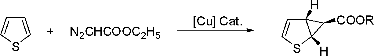 Method for synthesizing 2-thiabicyclo[3.1.0]-3-hexenyl-6-formate