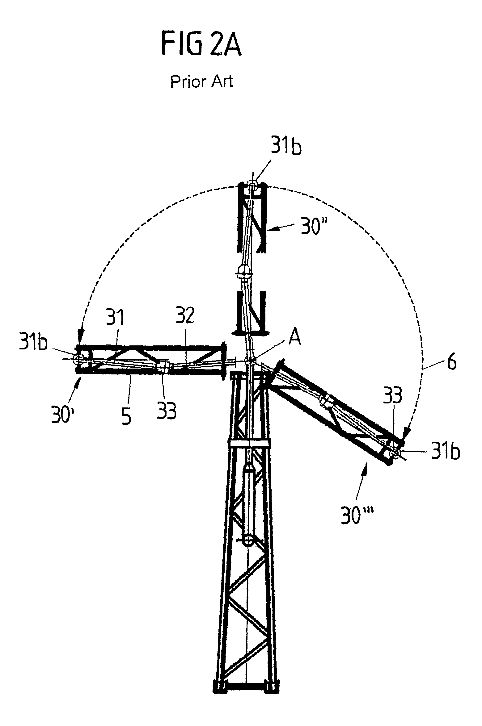 Connecting system for a line tube, which can be pivoted about a rotation axis, of a solar-thermal installation