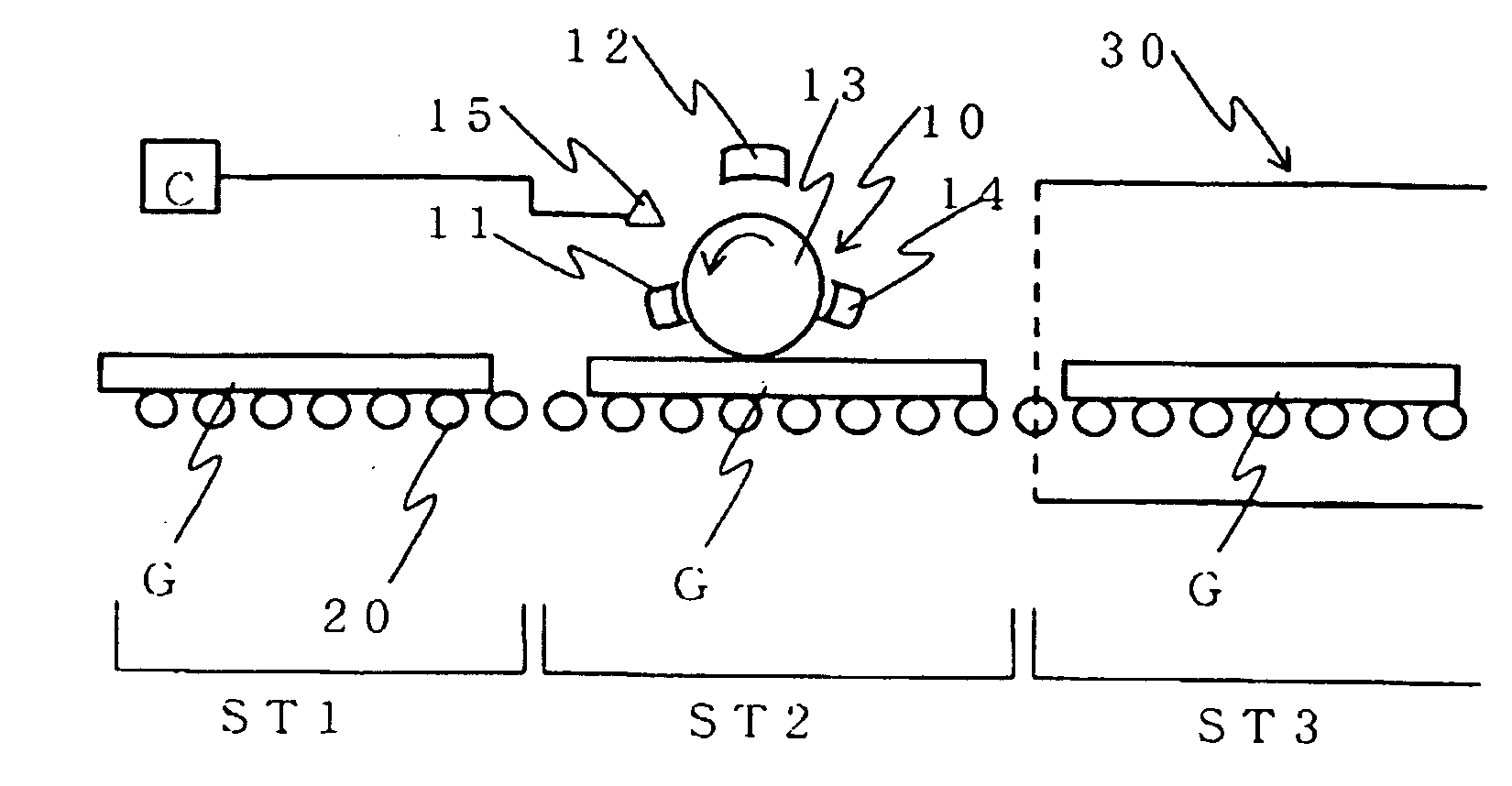 Method for producing a glass plate with a conductive printed wire and glass plate with a conductive printed wire