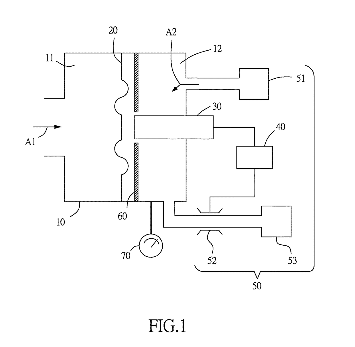 High-temperature gas pressure measuring method