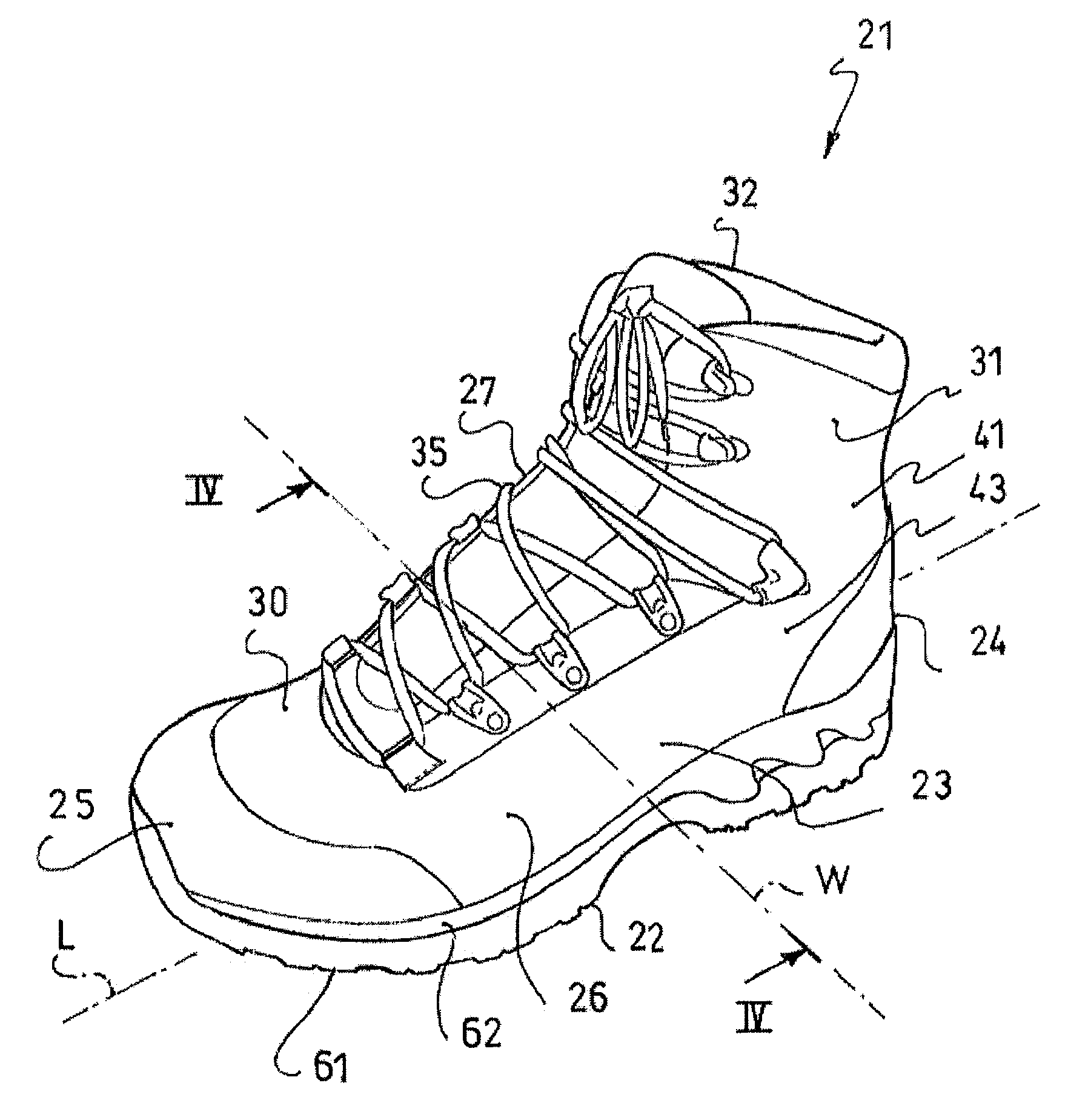 Footwear with improved sole assembly