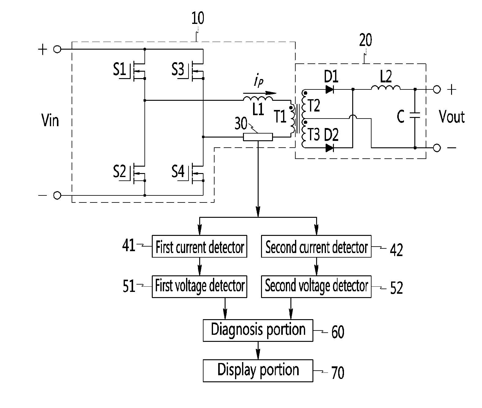 Apparatus for diagnosing dc-dc converter and method thereof