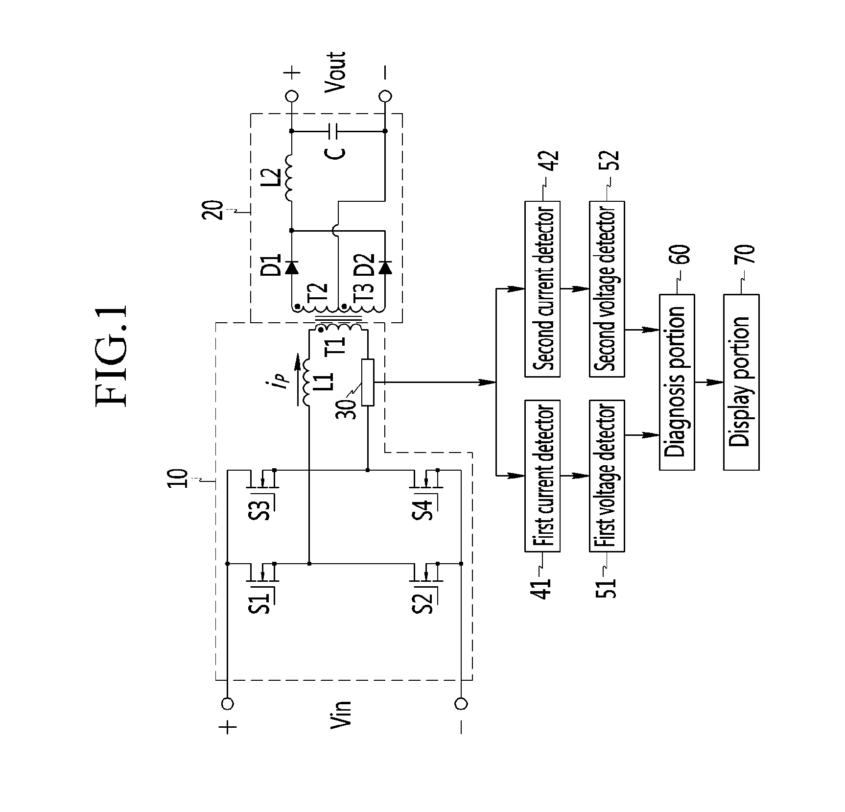 Apparatus for diagnosing dc-dc converter and method thereof