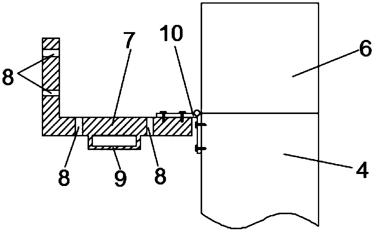 Tower crane standard joint high in shear resistance