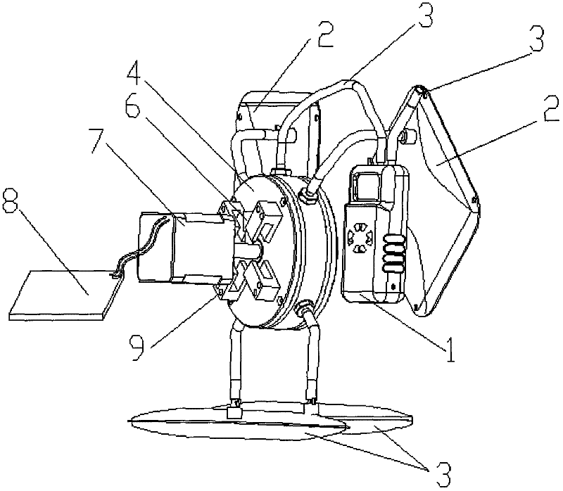 Full-automatic multichannel air passage switching atmospheric sampling device