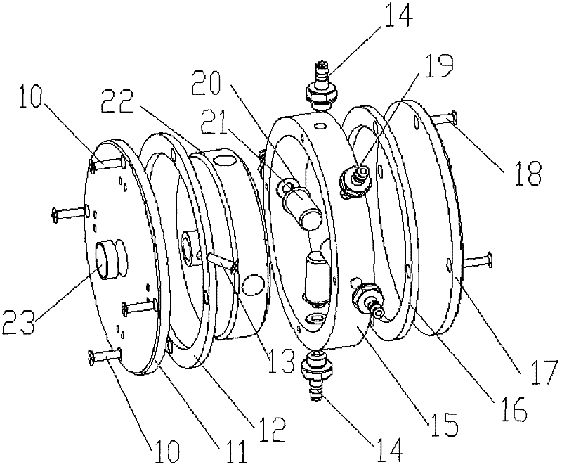 Full-automatic multichannel air passage switching atmospheric sampling device