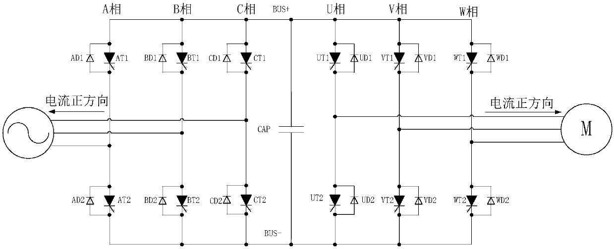 Converter circuit fault detection method, readable storage medium and converter