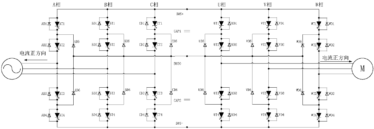 Converter circuit fault detection method, readable storage medium and converter