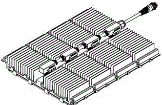 An electrical connector applied to a modular lighting device