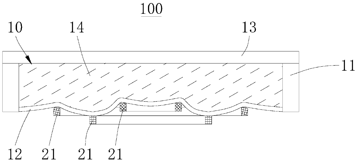 Extrusion type liquid lens and lens module