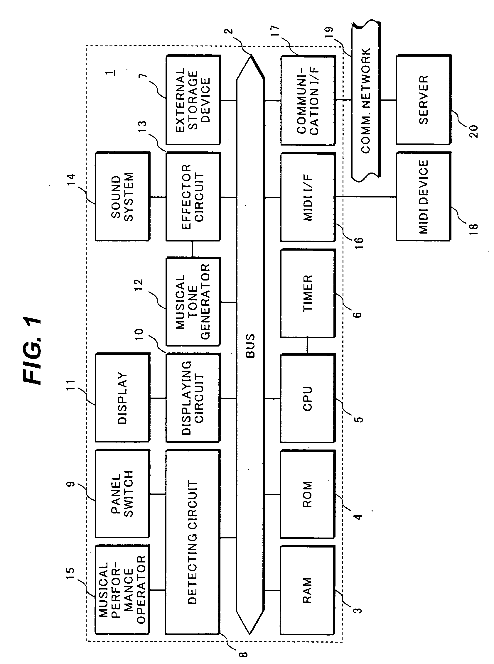 Electronic musical apparatus and lyrics displaying apparatus