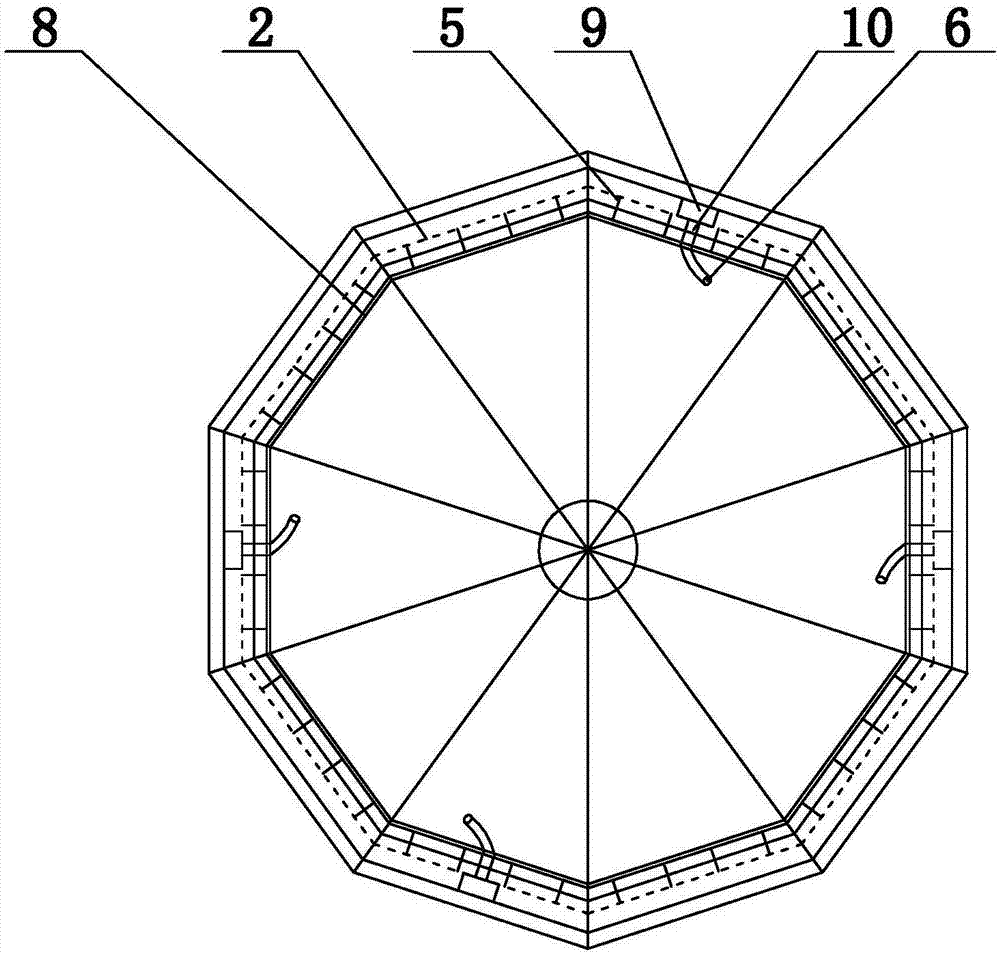 Stormproof dual-net wall close type net cage