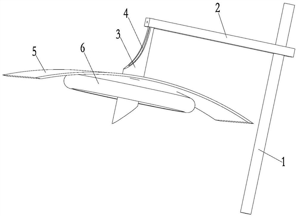 Non-laparoscopic pneumoperitoneum hanger