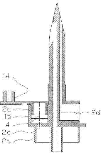 Liquid-stopping tank-type automatic exhaust liquid-stopping infusion apparatus