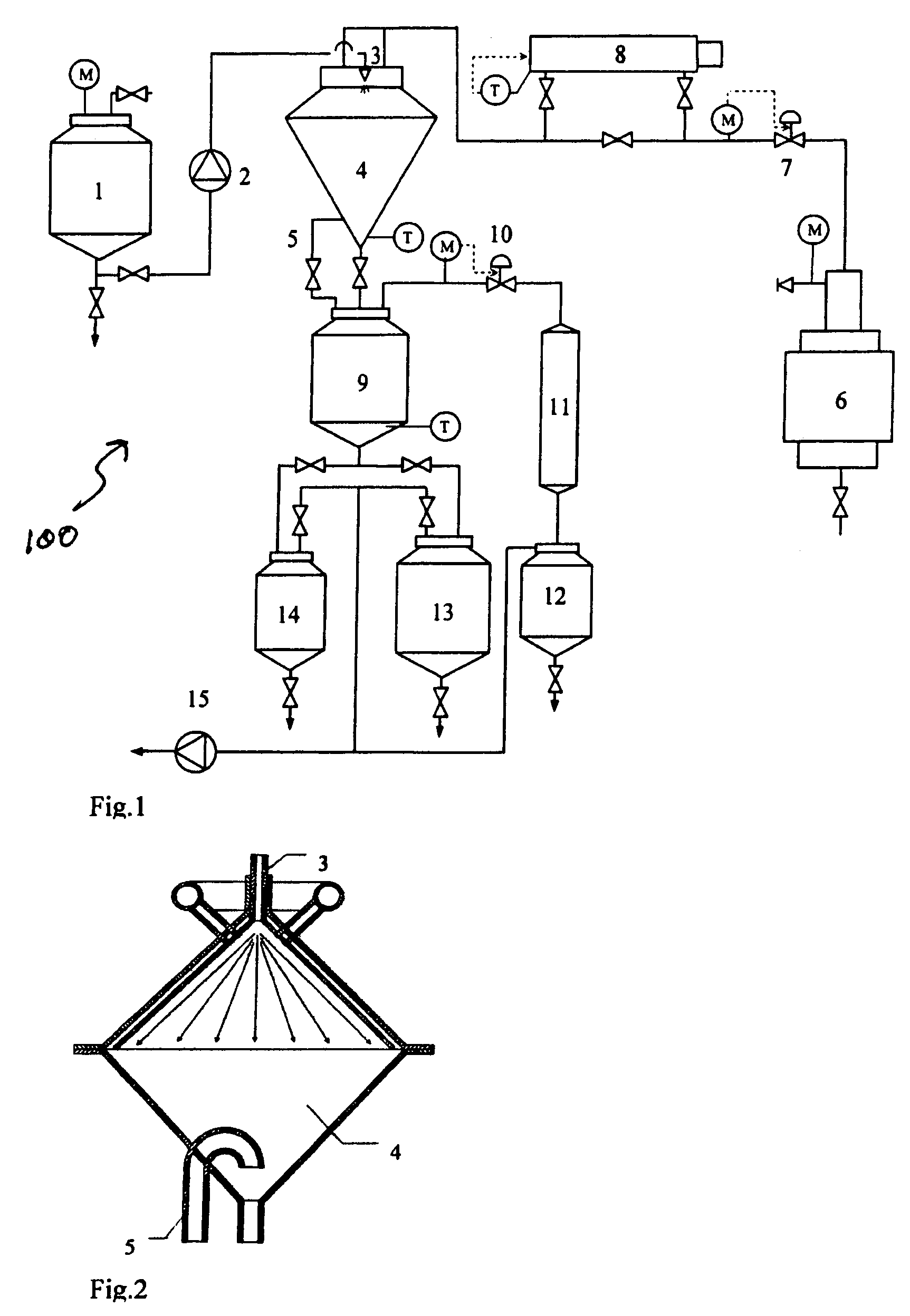 Liquid product pressure treatment method and device