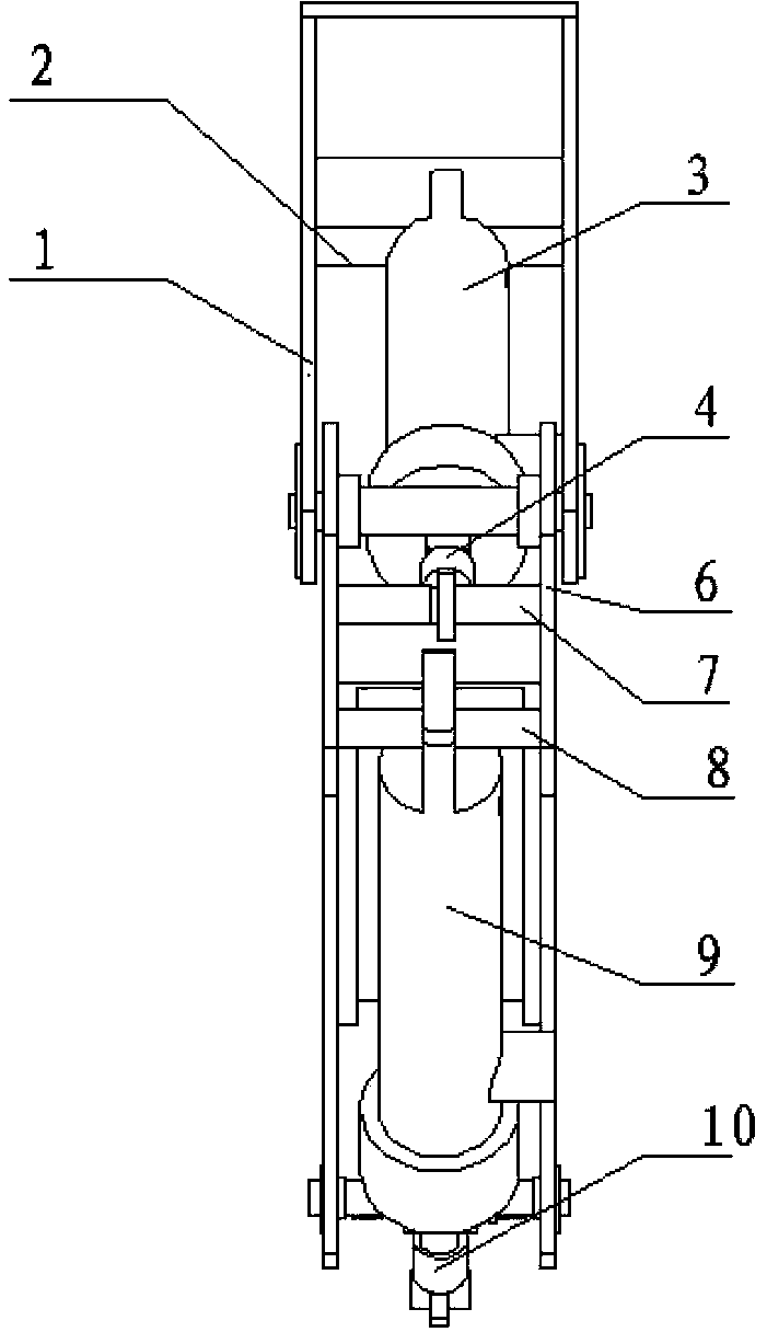 Four-foot bio-robot leg