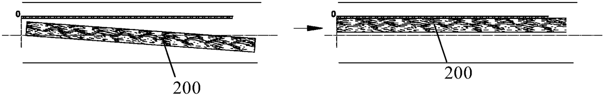 Wood-structure glued-laminated timber flexible machining production line and flexible machining method