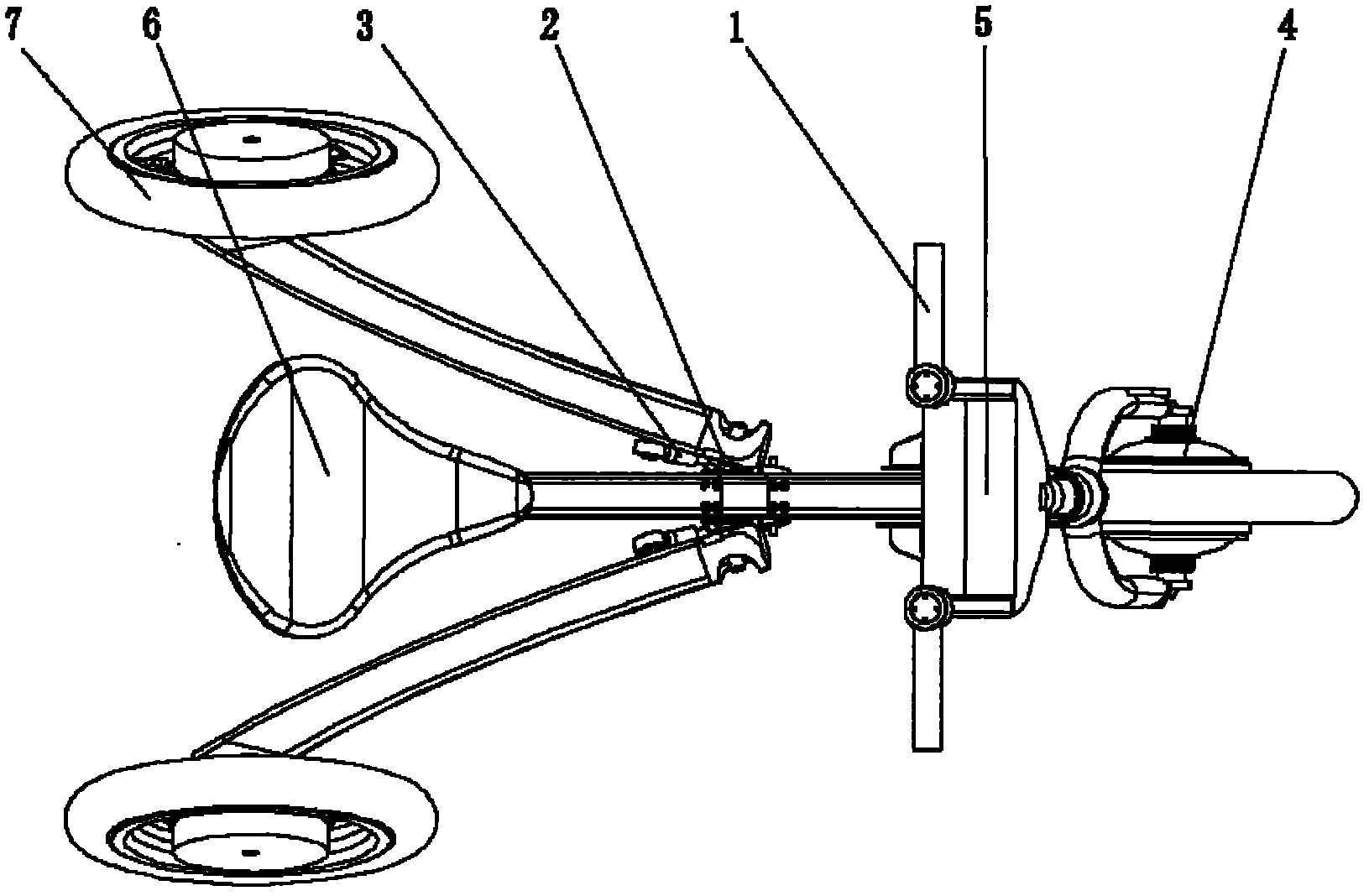 Special rotating-joint linked folding electric bicycle