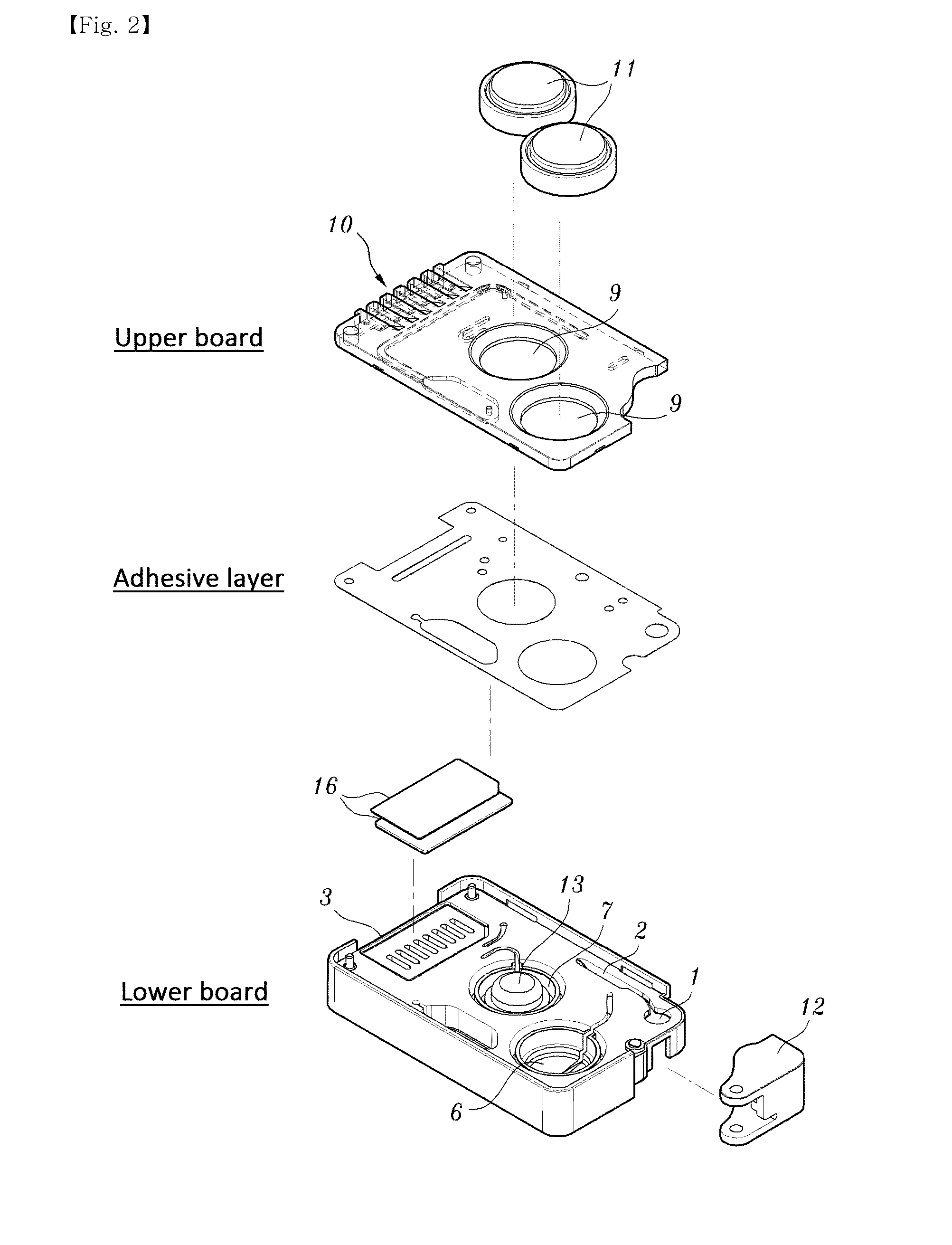 Sensor cartridge for detecting component of at least one sample