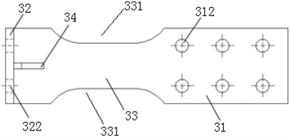 Buckling constraint type steel-beam-and-column end-plate connection joint and steel structure building