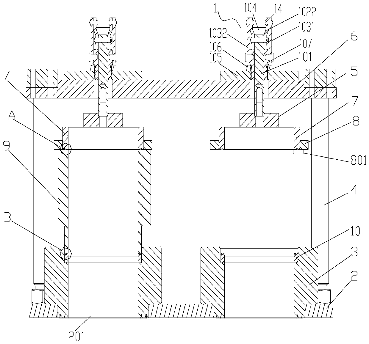 Universal-type tool for outside-groove electroplating of cylinders